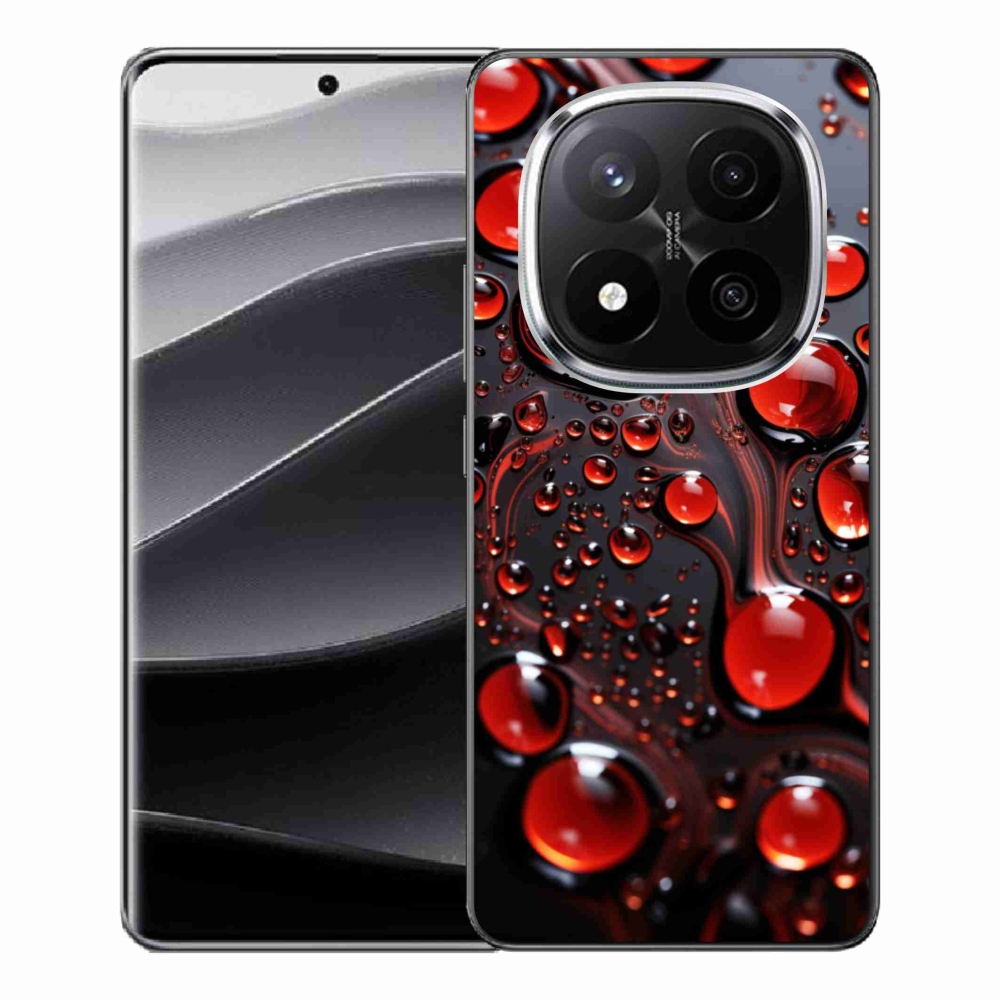 Zselés borítás mmCase a Xiaomi Redmi Note 14 Pro+ 5G - piros csepp 2