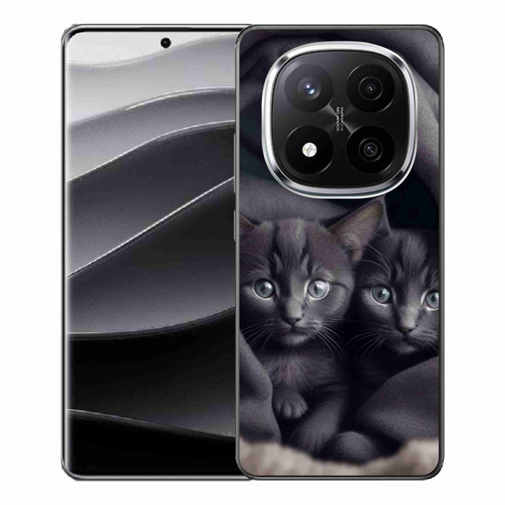 Gél borítás mmCase a Xiaomi Redmi Note 14 Pro+ 5G - cat duo - macska duóhoz