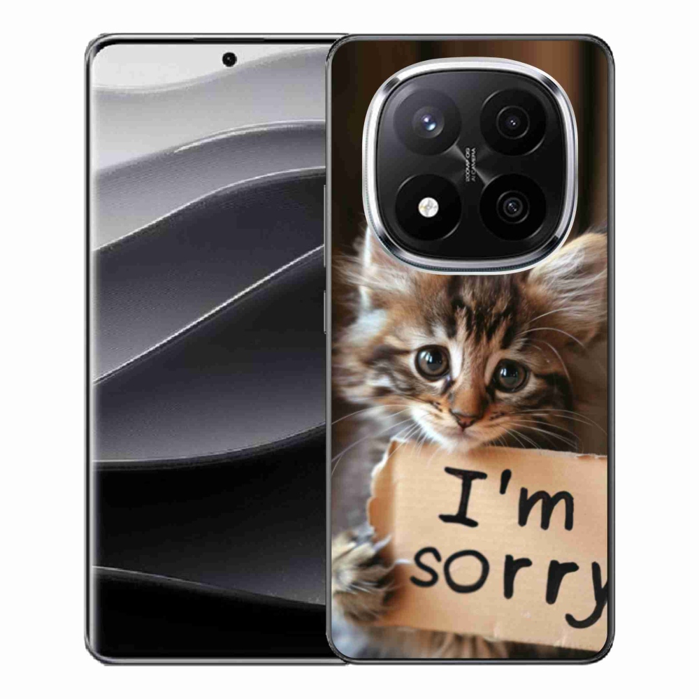 Gél borítás mmCase a Xiaomi Redmi Note 14 Pro+ 5G számára - macska kifogás