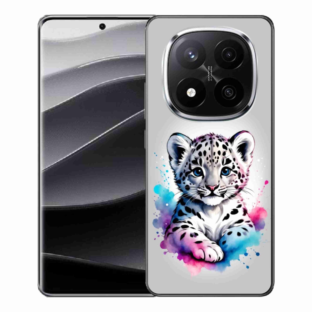 Gél borítás mmCase a Xiaomi Redmi Note 14 Pro+ 5G - leopárd kölyök számára