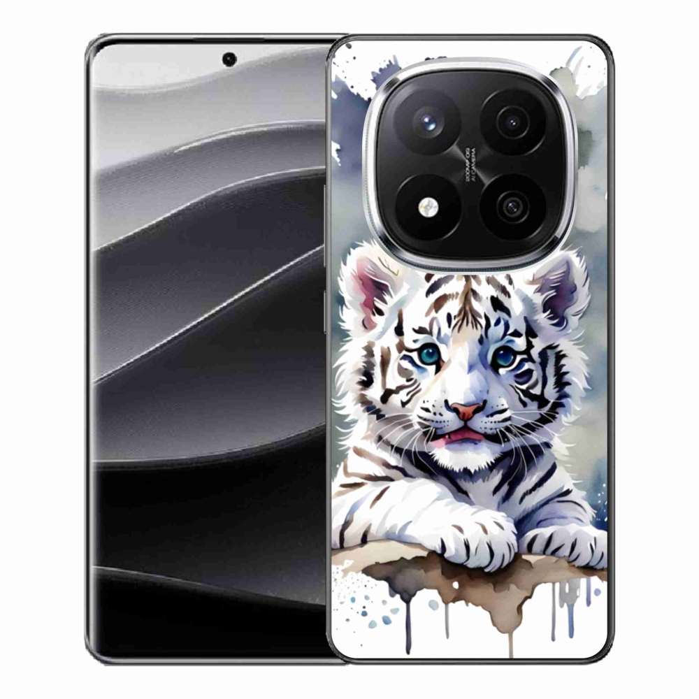 Gél borítás mmCase a Xiaomi Redmi Note 14 Pro+ 5G számára - fehér tigriskölyök