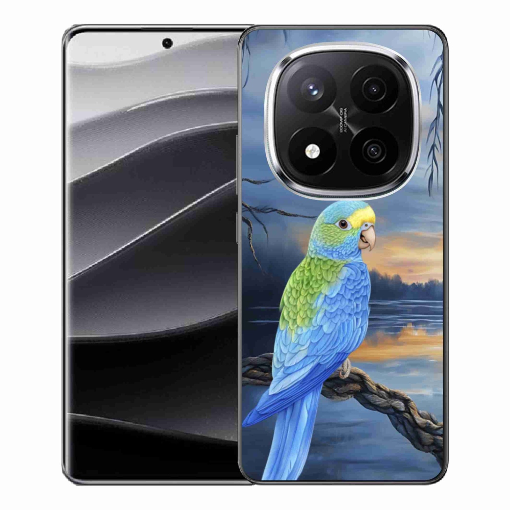 Gél borítás mmCase a Xiaomi Redmi Note 14 Pro+ 5G - kék papagájhoz