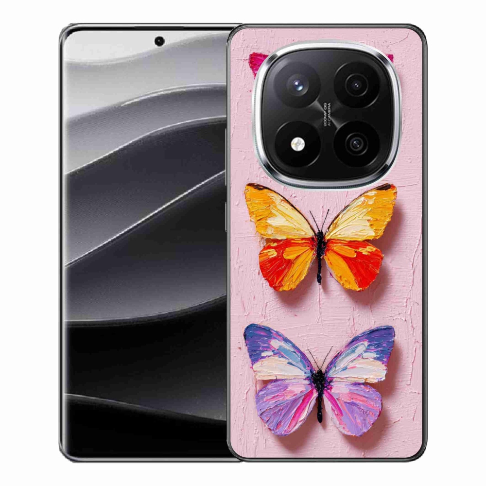 Gél borítás mmCase a Xiaomi Redmi Note 14 Pro+ 5G számára - pillangó trió