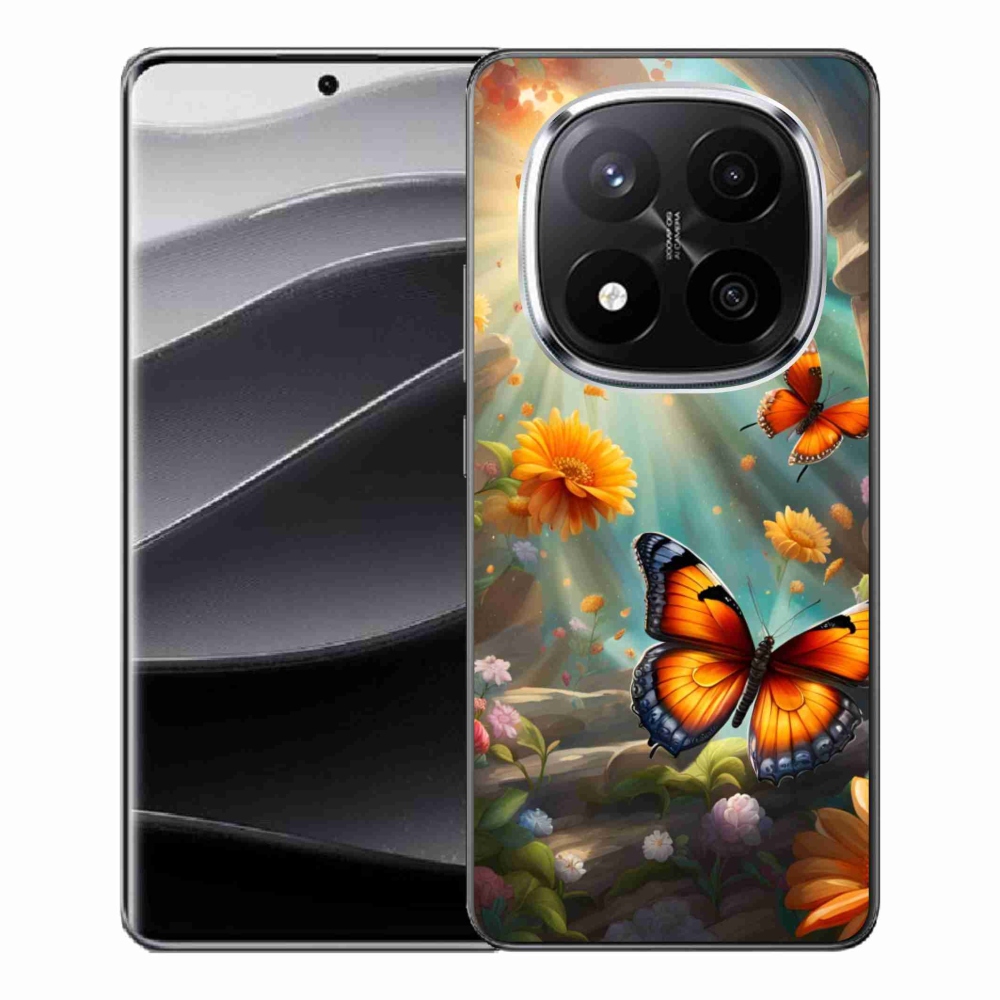 Gél borítás mmCase a Xiaomi Redmi Note 14 Pro+ 5G - pillangó kert 2