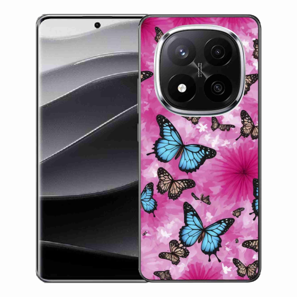 Gél borítás mmCase a Xiaomi Redmi Note 14 Pro+ 5G - pillangókerthez