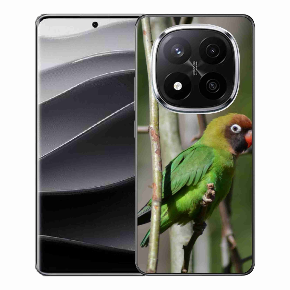 Gél borítás mmCase a Xiaomi Redmi Note 14 Pro+ 5G - papagáj agapornishoz