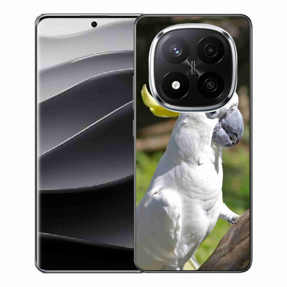 Gél borítás mmCase a Xiaomi Redmi Note 14 Pro+ 5G számára - papagáj kakadu 2