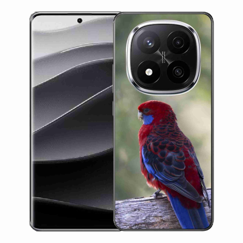 Zselés borítás mmCase a Xiaomi Redmi Note 14 Pro+ 5G számára - papagáj rosela