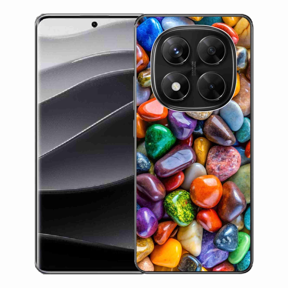 Gél borítás mmCase a Xiaomi Redmi Note 14 Pro 5G/Poco X7 5G számára - színes strasszkövek