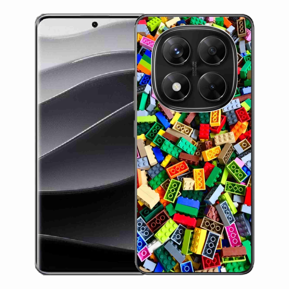 Gél borítás mmCase a Xiaomi Redmi Note 14 Pro 5G/Poco X7 5G számára - színes építőkockák