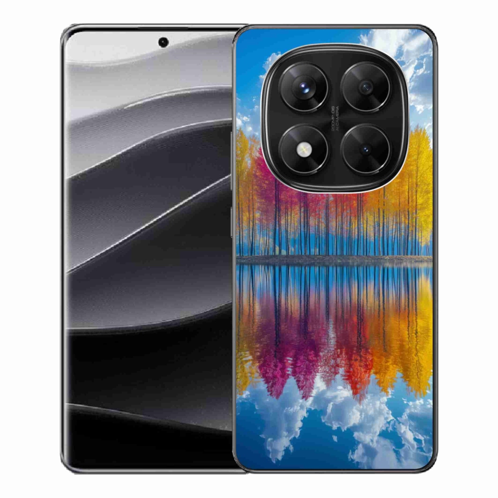Gél borítás mmCase a Xiaomi Redmi Note 14 Pro 5G/Poco X7 5G számára - színes fák