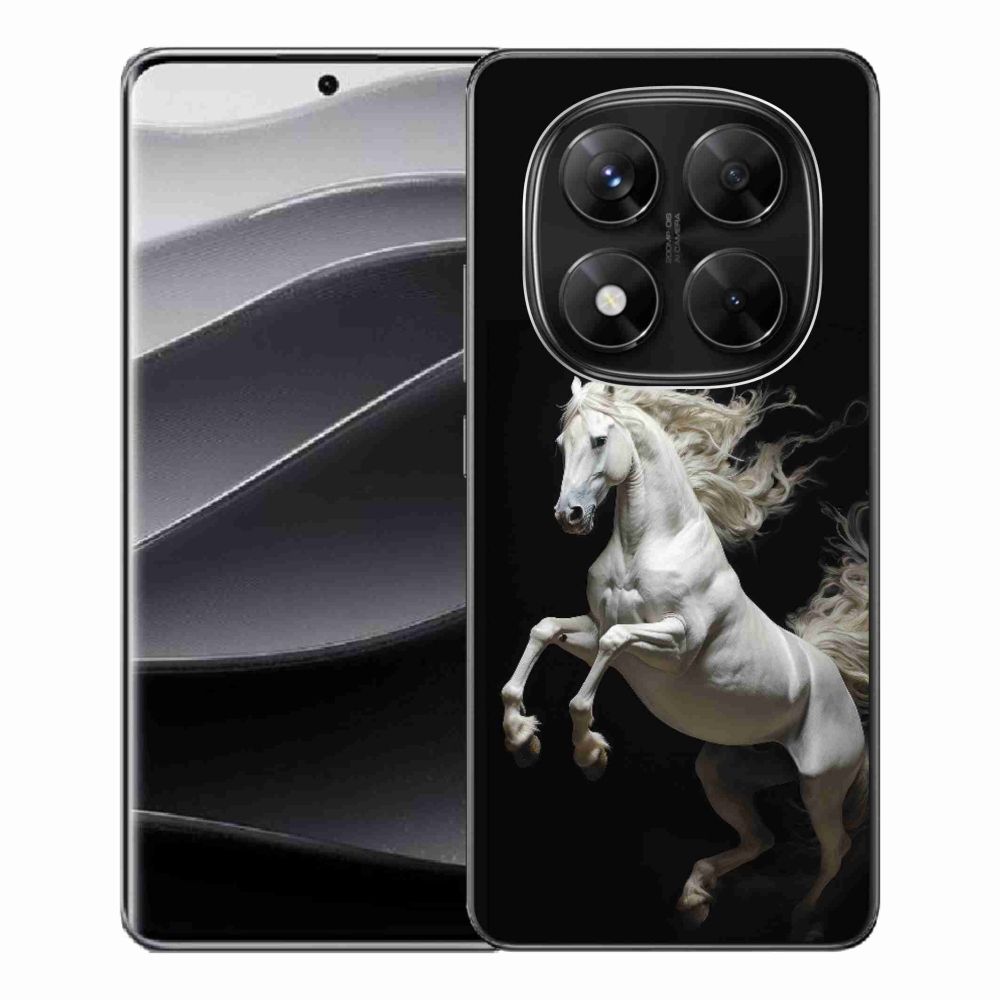Gél borítás mmCase a Xiaomi Redmi Note 14 Pro 5G/Poco X7 5G számára - fehér ló 4
