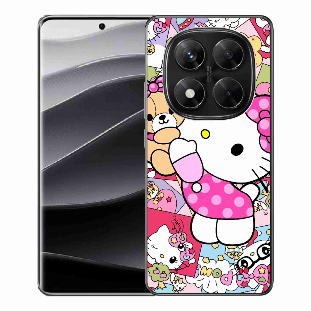 Gél borítás mmCase a Xiaomi Redmi Note 14 Pro 5G/Poco X7 5G számára - aranyos cica