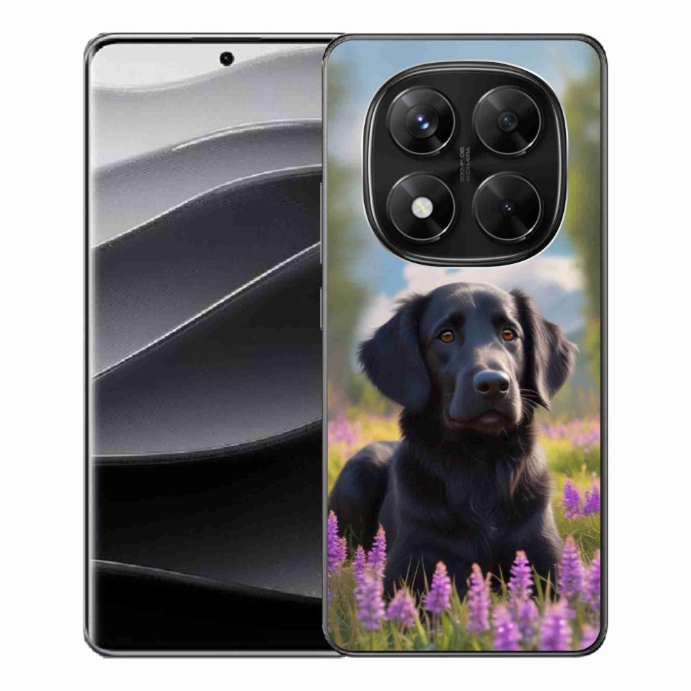 Gél borítás mmCase a Xiaomi Redmi Note 14 Pro 5G/Poco X7 5G számára - elegáns fekete retriever