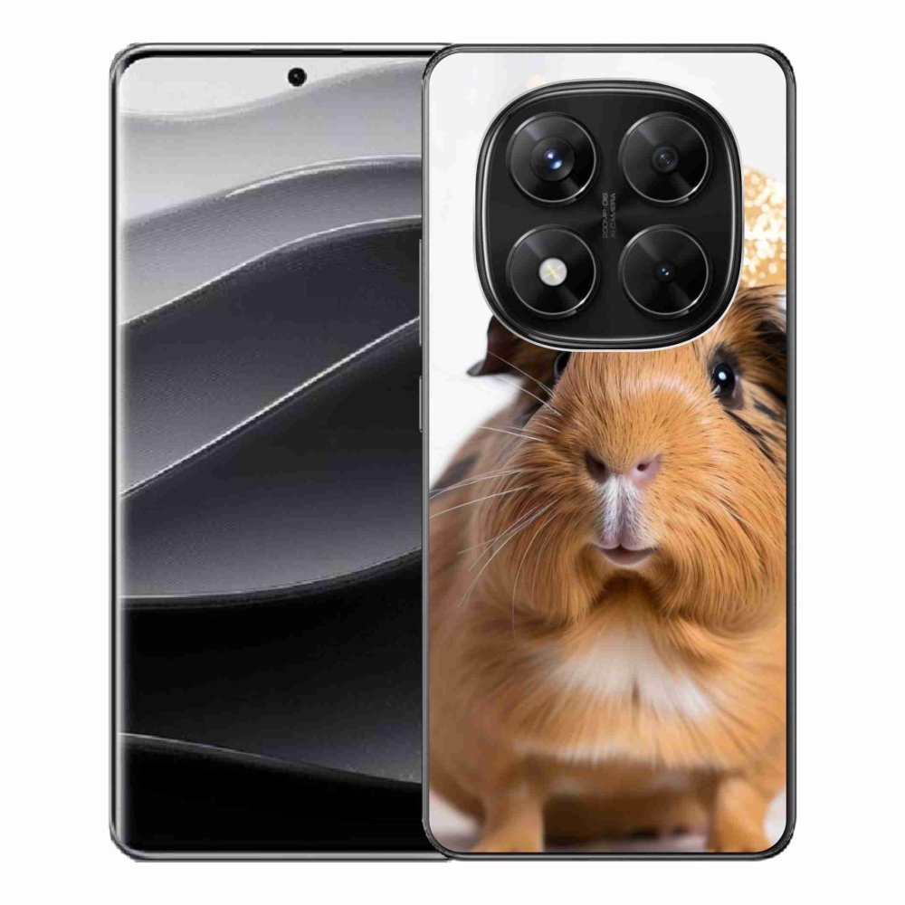 Gél borítás mmCase a Xiaomi Redmi Note 14 Pro 5G/Poco X7 5G számára - barna tengerimalac