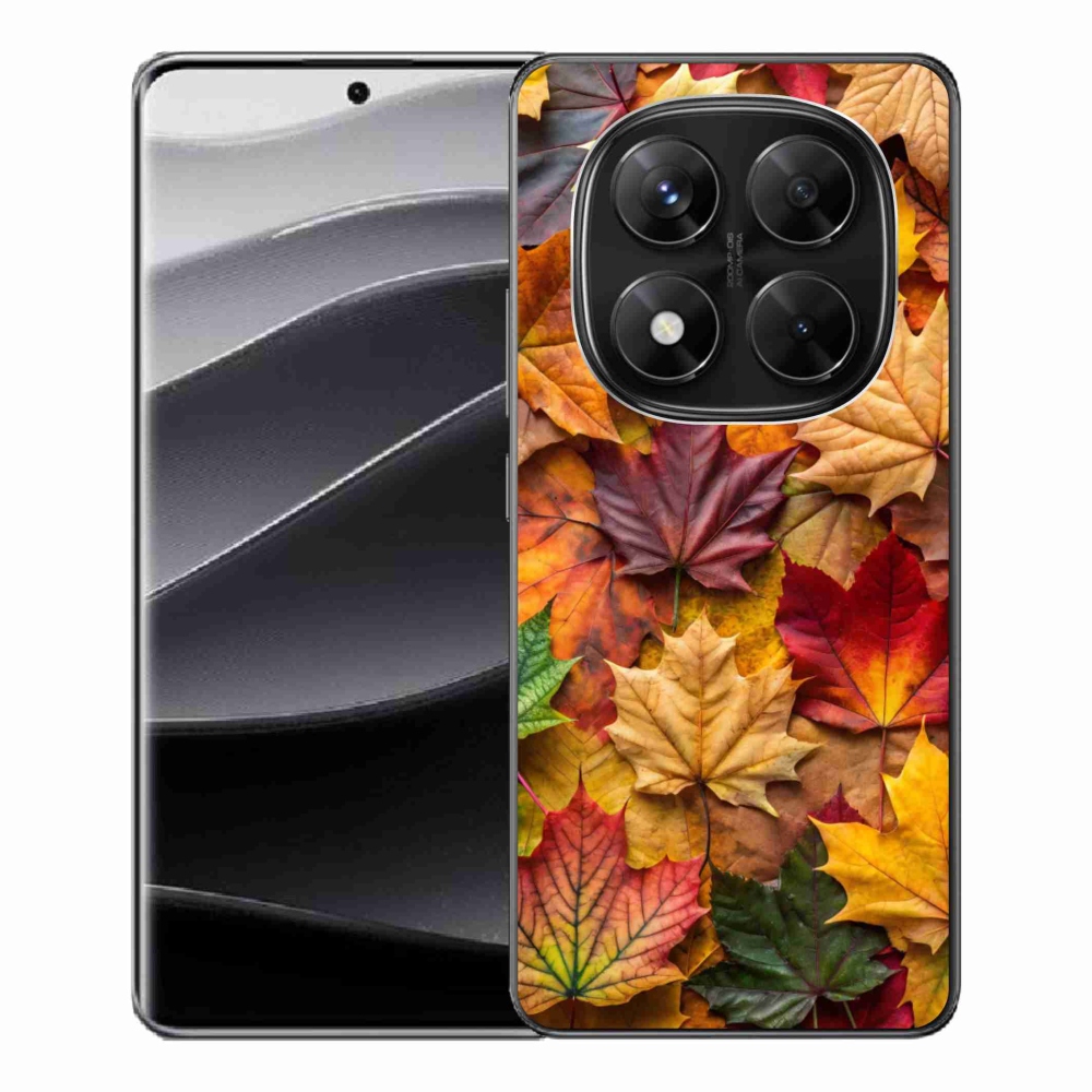 Gél borítás mmCase a Xiaomi Redmi Note 14 Pro 5G/Poco X7 5G számára - juharlevelek 2