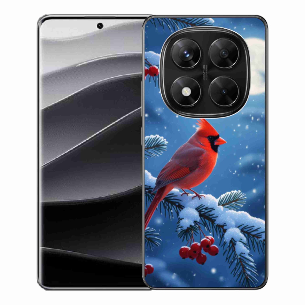 Gél borítás mmCase a Xiaomi Redmi Note 14 Pro 5G/Poco X7 5G számára - bíborvörös színű