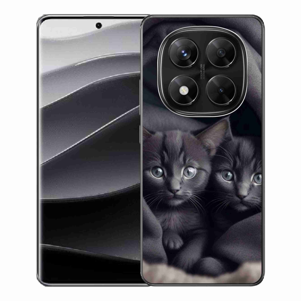 Gél borítás mmCase a Xiaomi Redmi Note 14 Pro 5G/Poco X7 5G - cat duo számára