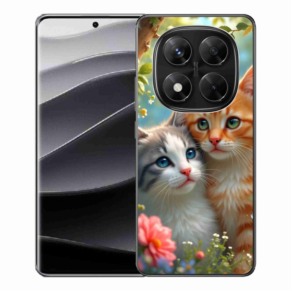 Gél borítás mmCase a Xiaomi Redmi Note 14 Pro 5G/Poco X7 5G számára - cat love 2