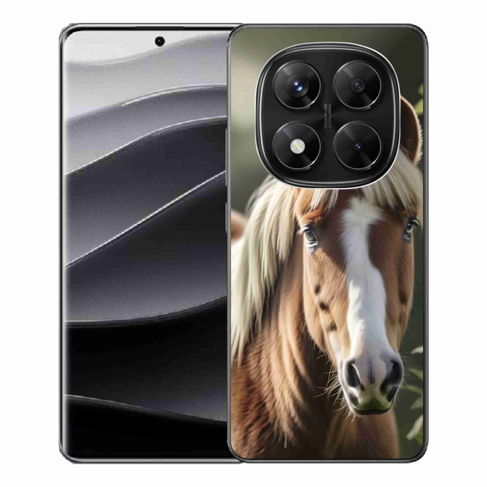 Gél borítás mmCase a Xiaomi Redmi Note 14 Pro 5G/Poco X7 5G számára - ló könnyű sörénnyel