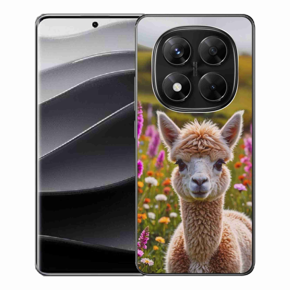 Gél borítás mmCase a Xiaomi Redmi Note 14 Pro 5G/Poco X7 5G számára - láma a réten