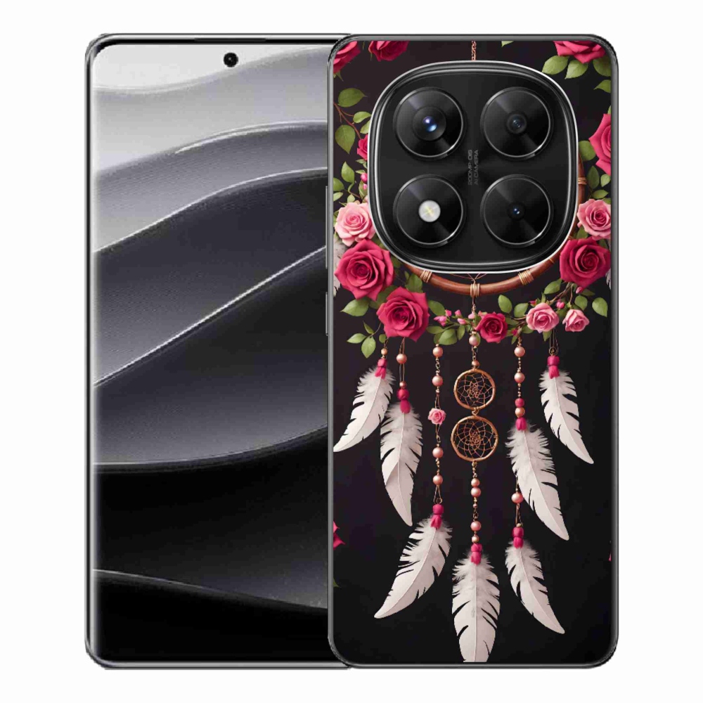 Gél borítás mmCase a Xiaomi Redmi Note 14 Pro 5G/Poco X7 5G számára - álomfogó rózsákkal