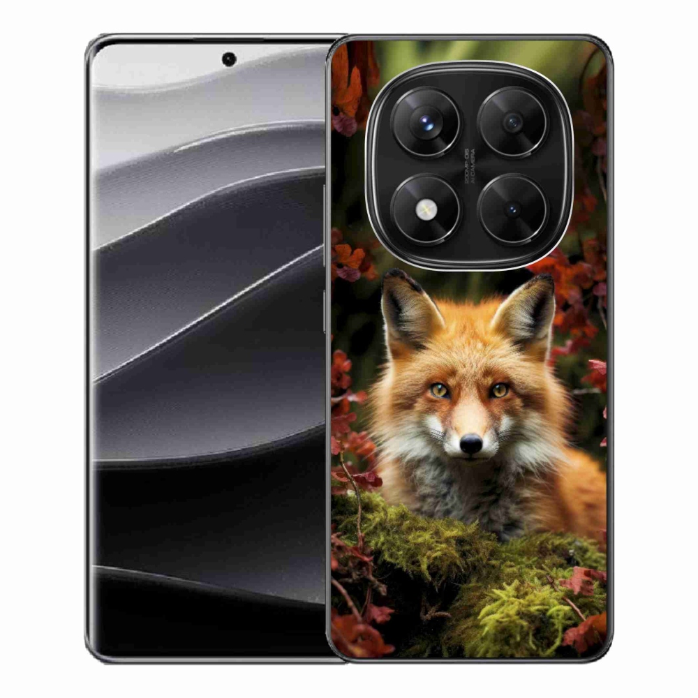 Zselés borítás mmCase a Xiaomi Redmi Note 14 Pro 5G/Poco X7 5G számára - róka az erdőben