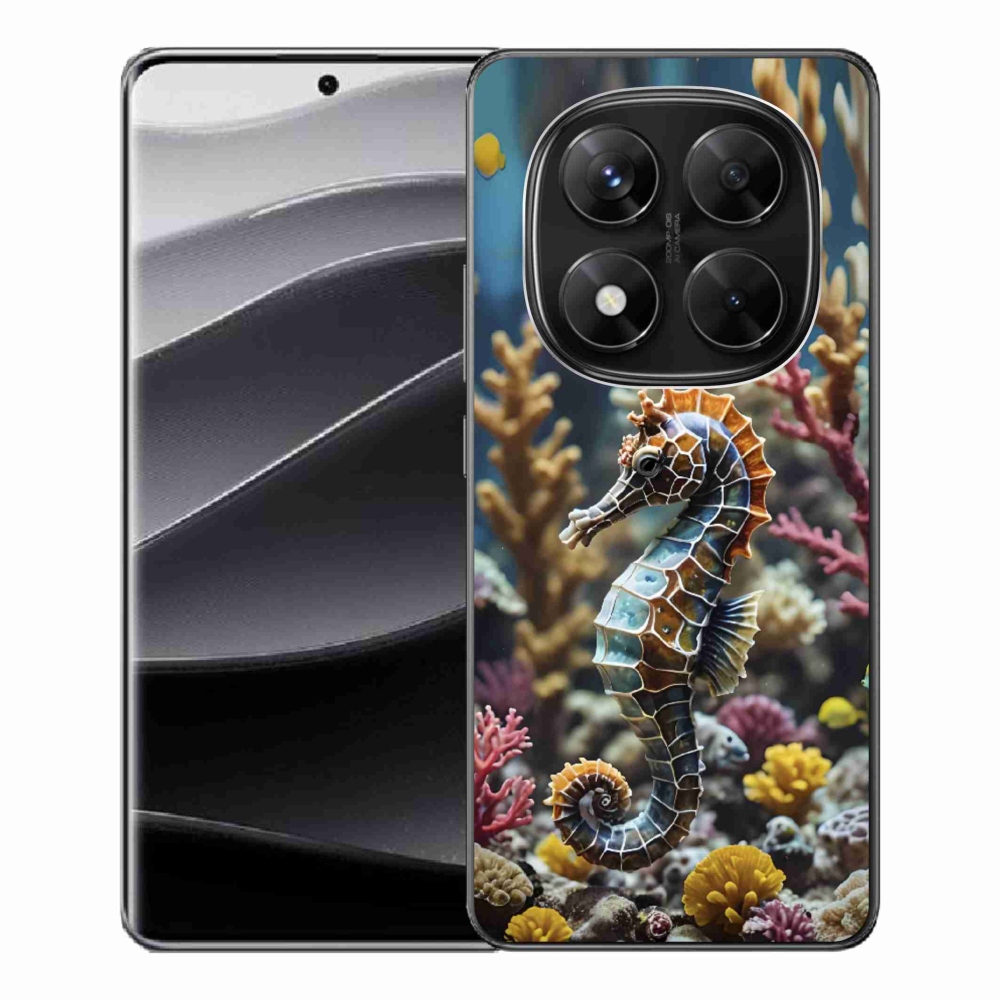 Gél borítás mmCase a Xiaomi Redmi Note 14 Pro 5G/Poco X7 5G számára - csikóhal 2