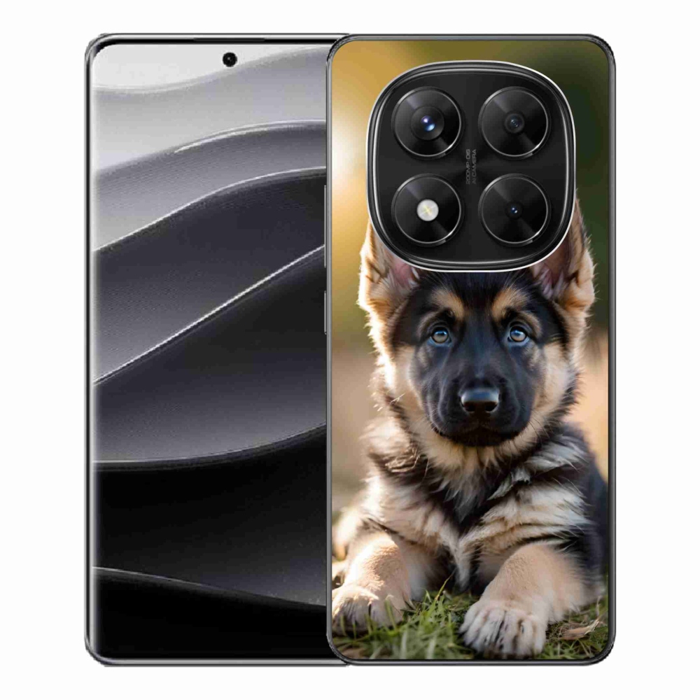 Gél borítás mmCase a Xiaomi Redmi Note 14 Pro 5G/Poco X7 5G számára - Német juhászkutya a természetben