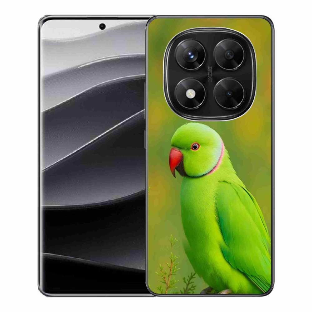 Zselés borítás mmCase a Xiaomi Redmi Note 14 Pro 5G/Poco X7 5G számára - papagáj alexandr 2