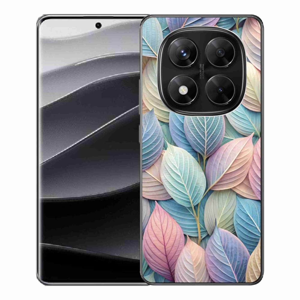 Gél borítás mmCase a Xiaomi Redmi Note 14 Pro 5G/Poco X7 5G számára - pasztell levelek