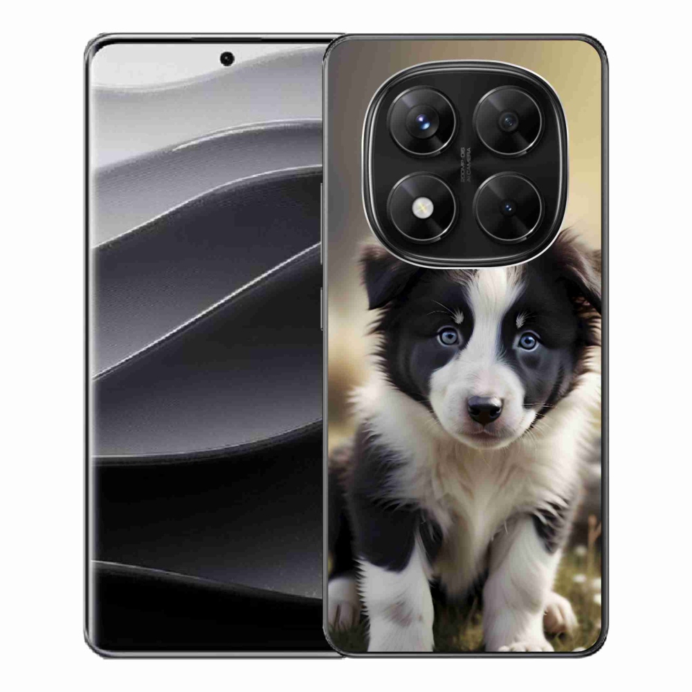 Gél borítás mmCase a Xiaomi Redmi Note 14 Pro 5G/Poco X7 5G számára - aranyos border collie