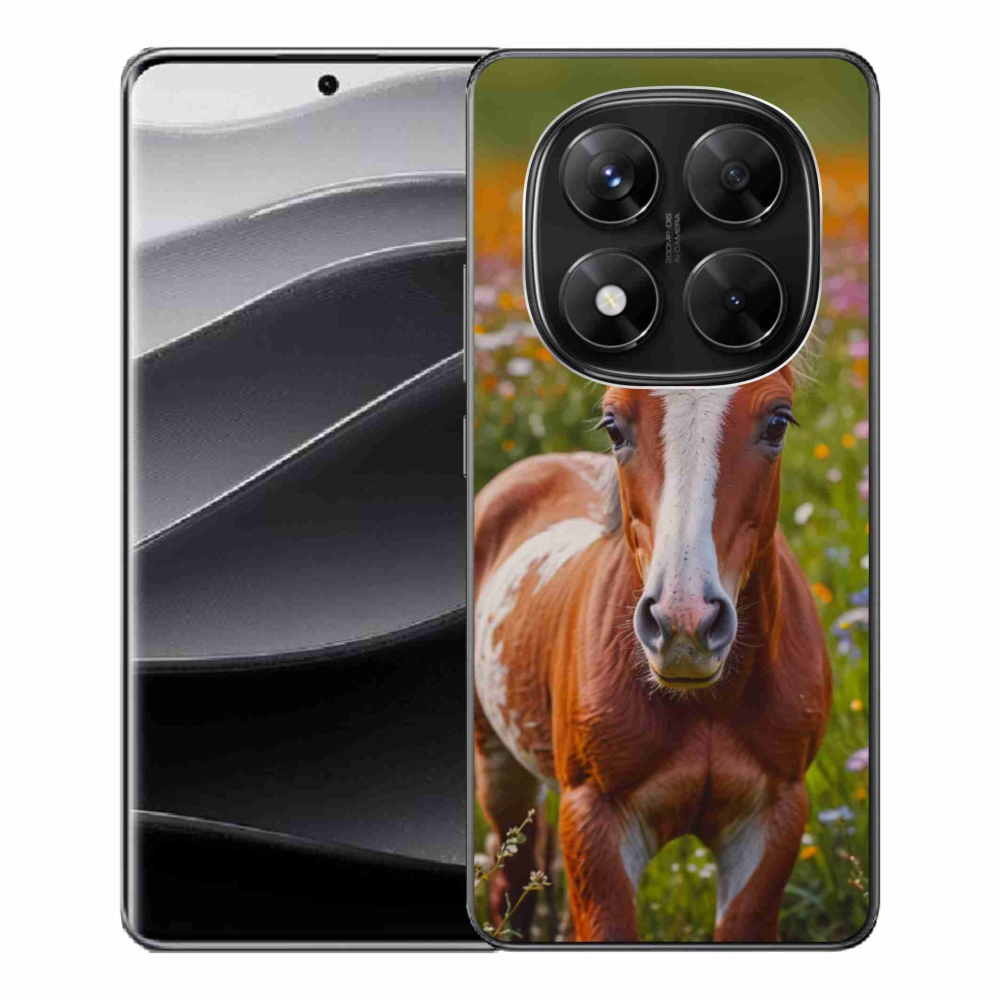 Gél borítás mmCase a Xiaomi Redmi Note 14 Pro 5G/Poco X7 5G számára - aranyos csikócsikó