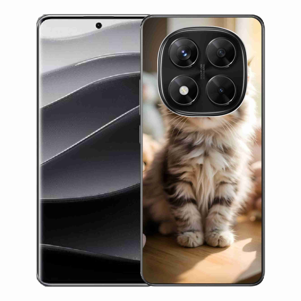 Gél borítás mmCase a Xiaomi Redmi Note 14 Pro 5G/Poco X7 5G számára - aranyos cica 10