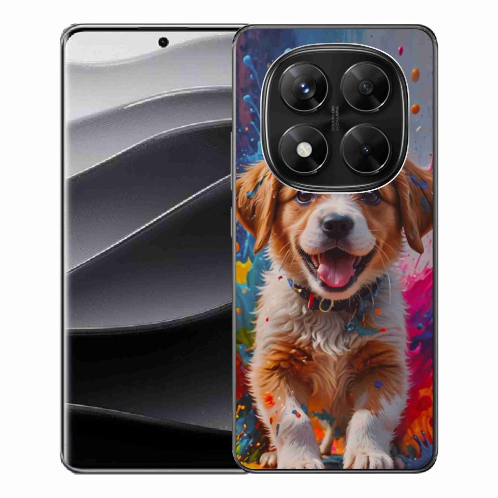 Gél borítás mmCase a Xiaomi Redmi Note 14 Pro 5G/Poco X7 5G számára - aranyos kiskutya 3