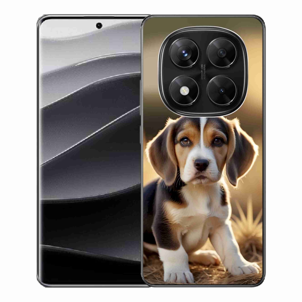 Zselés borítás mmCase a Xiaomi Redmi Note 14 Pro 5G/Poco X7 5G számára - aranyos bézs színű