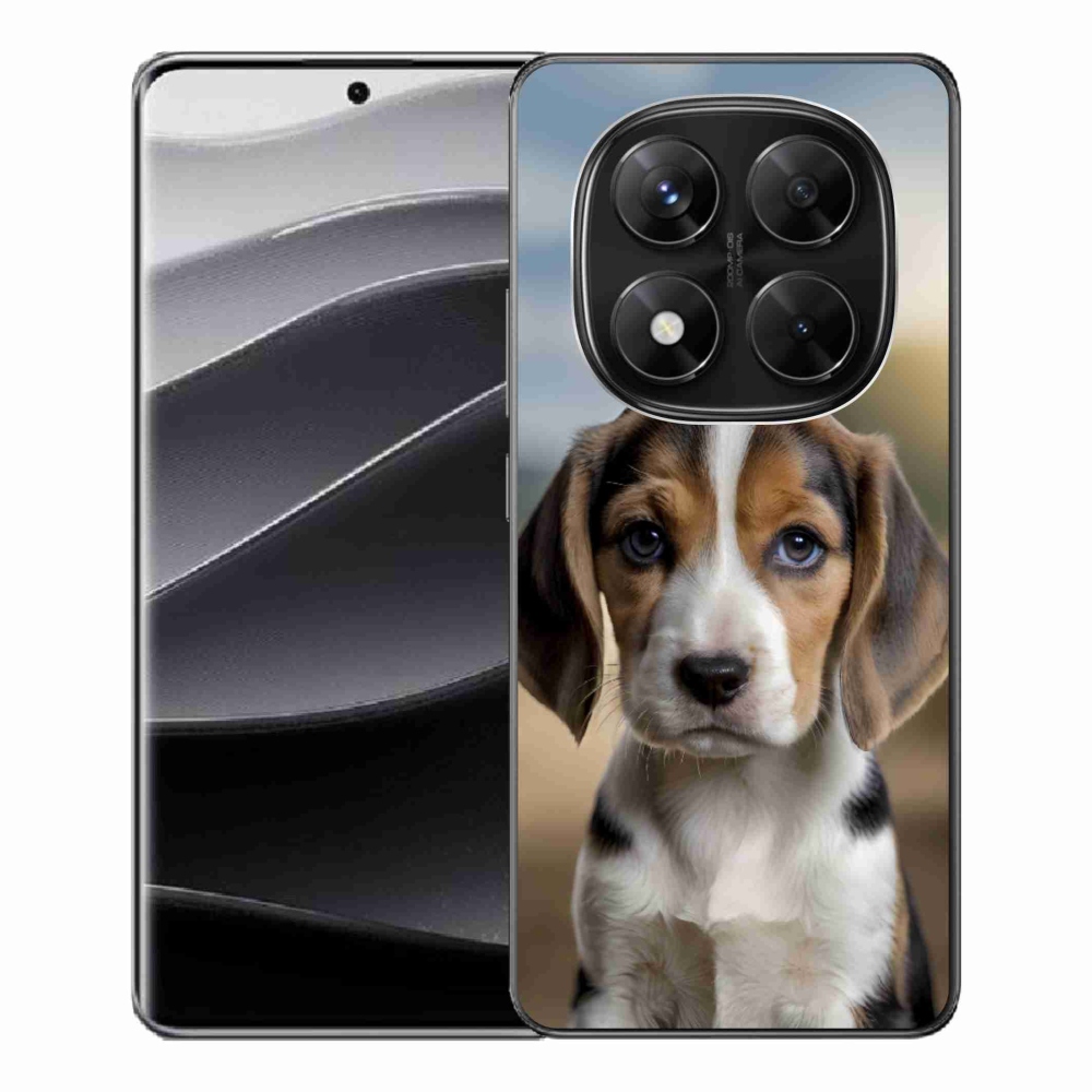 Zselés borítás mmCase a Xiaomi Redmi Note 14 Pro 5G/Poco X7 5G számára - aranyos bézs színű