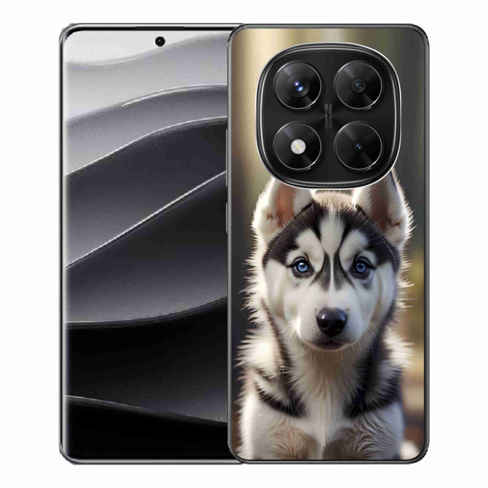 Gél borítás mmCase a Xiaomi Redmi Note 14 Pro 5G/Poco X7 5G számára - aranyos szibériai husky