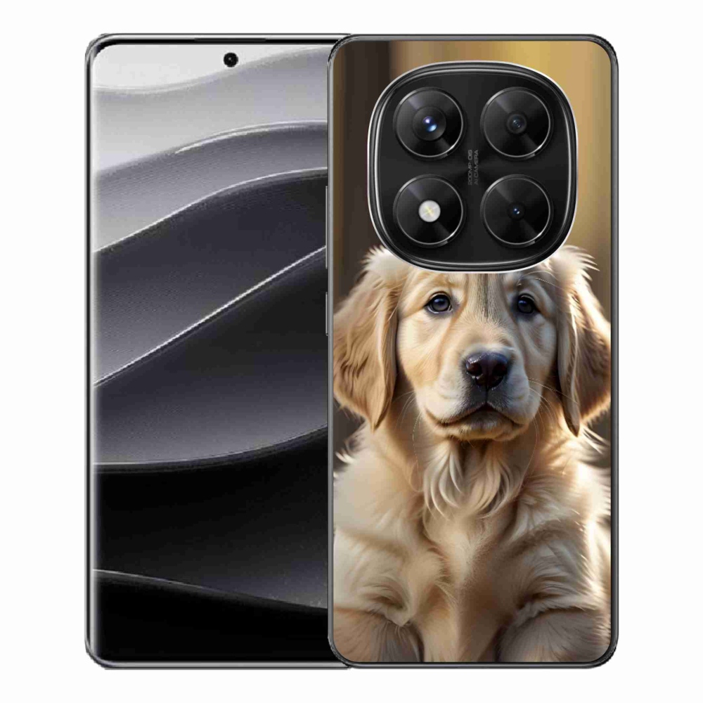 Gél borítás mmCase a Xiaomi Redmi Note 14 Pro 5G/Poco X7 5G számára - aranyos arany retriever