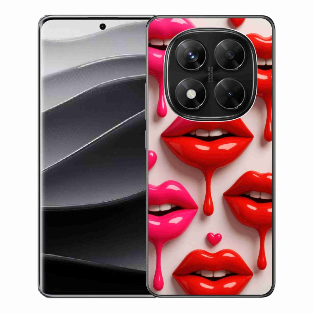 Gél borítás mmCase a Xiaomi Redmi Note 14 Pro 5G/Poco X7 5G számára - ajkak 2