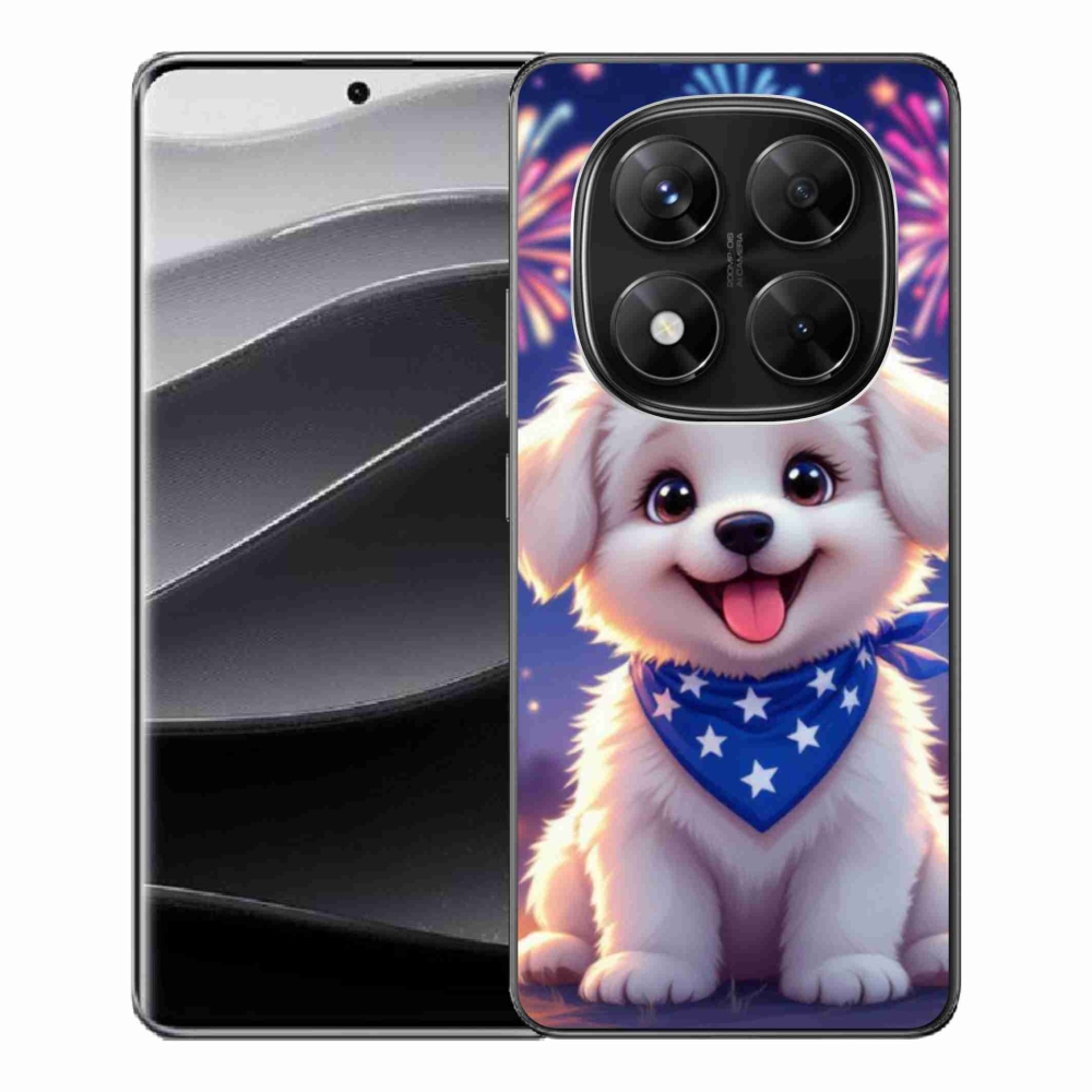 Gél borítás mmCase a Xiaomi Redmi Note 14 Pro 5G/Poco X7 5G számára - ünnepi kölyökkutyakölyök