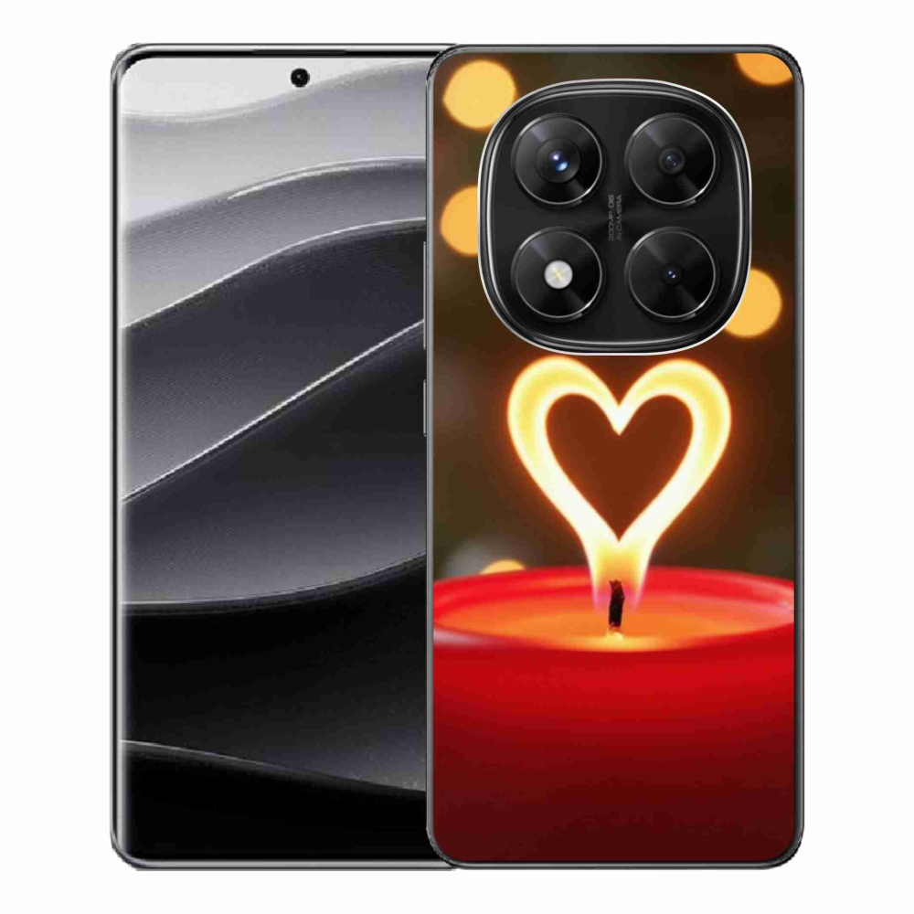 Gél borítás mmCase a Xiaomi Redmi Note 14 Pro 5G/Poco X7 5G - láng szíve számára