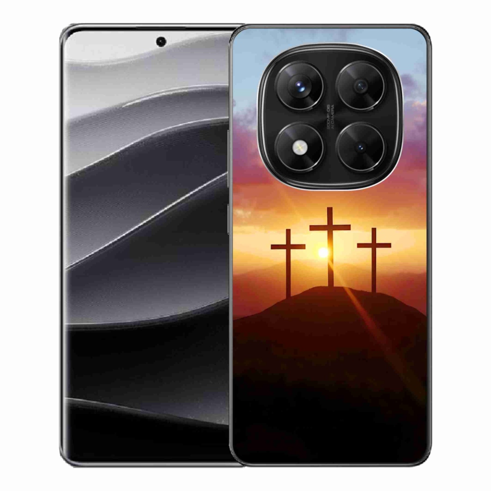 Gél borítás mmCase a Xiaomi Redmi Note 14 Pro 5G/Poco X7 5G számára - három kereszt