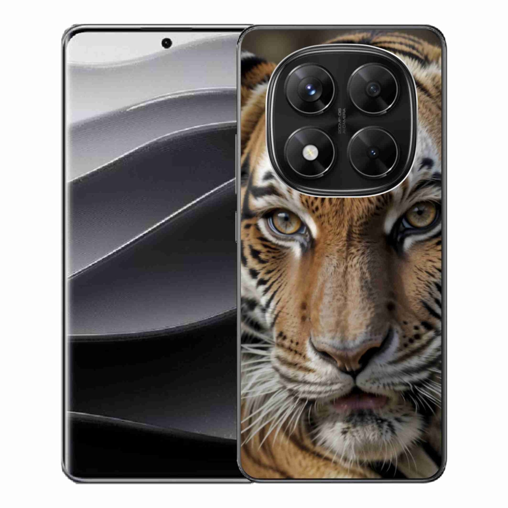 Gél borítás mmCase a Xiaomi Redmi Note 14 Pro 5G/Poco X7 5G számára - tigris nézet