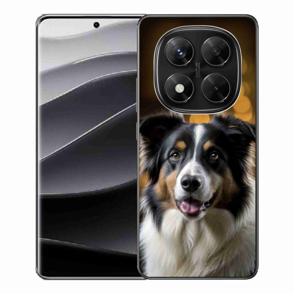 Gél borítás mmCase a Xiaomi Redmi Note 14 Pro 5G/Poco X7 5G számára - mosolygó ausztrál juhászkutya