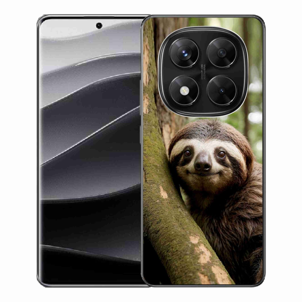 Gél borítás mmCase a Xiaomi Redmi Note 14 Pro 5G/Poco X7 5G számára - mosolygó lajhár