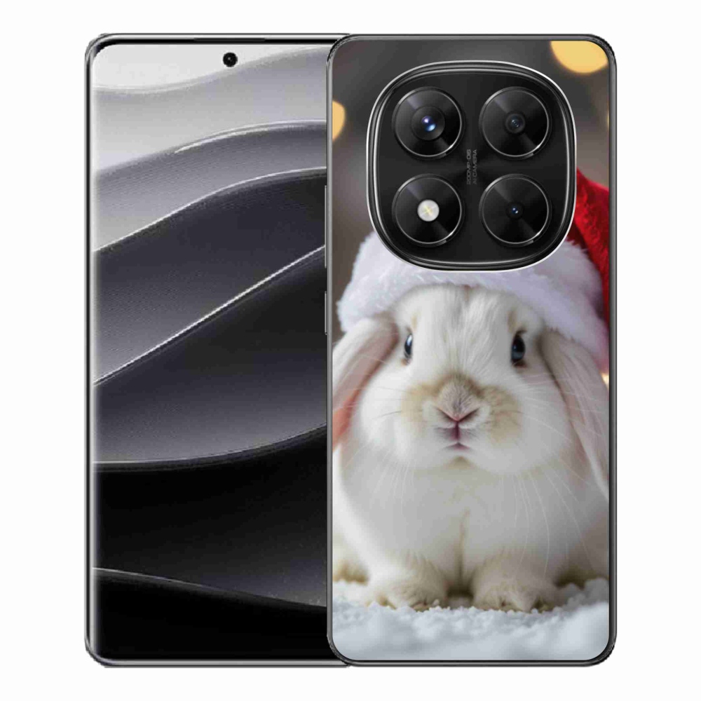Gél borítás mmCase a Xiaomi Redmi Note 14 Pro 5G/Poco X7 5G számára - karácsonyi nyúl