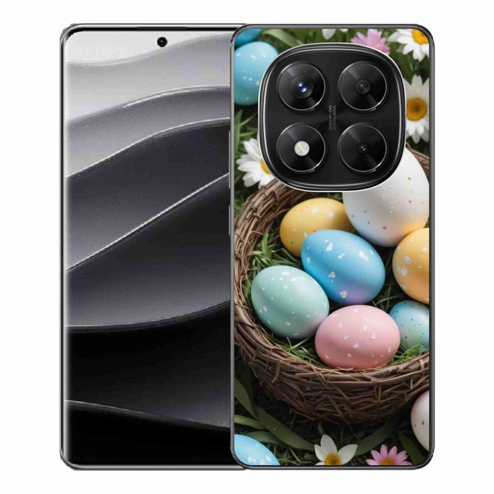 Gél borítás mmCase a Xiaomi Redmi Note 14 Pro 5G/Poco X7 5G számára - Húsvéti tojások 2