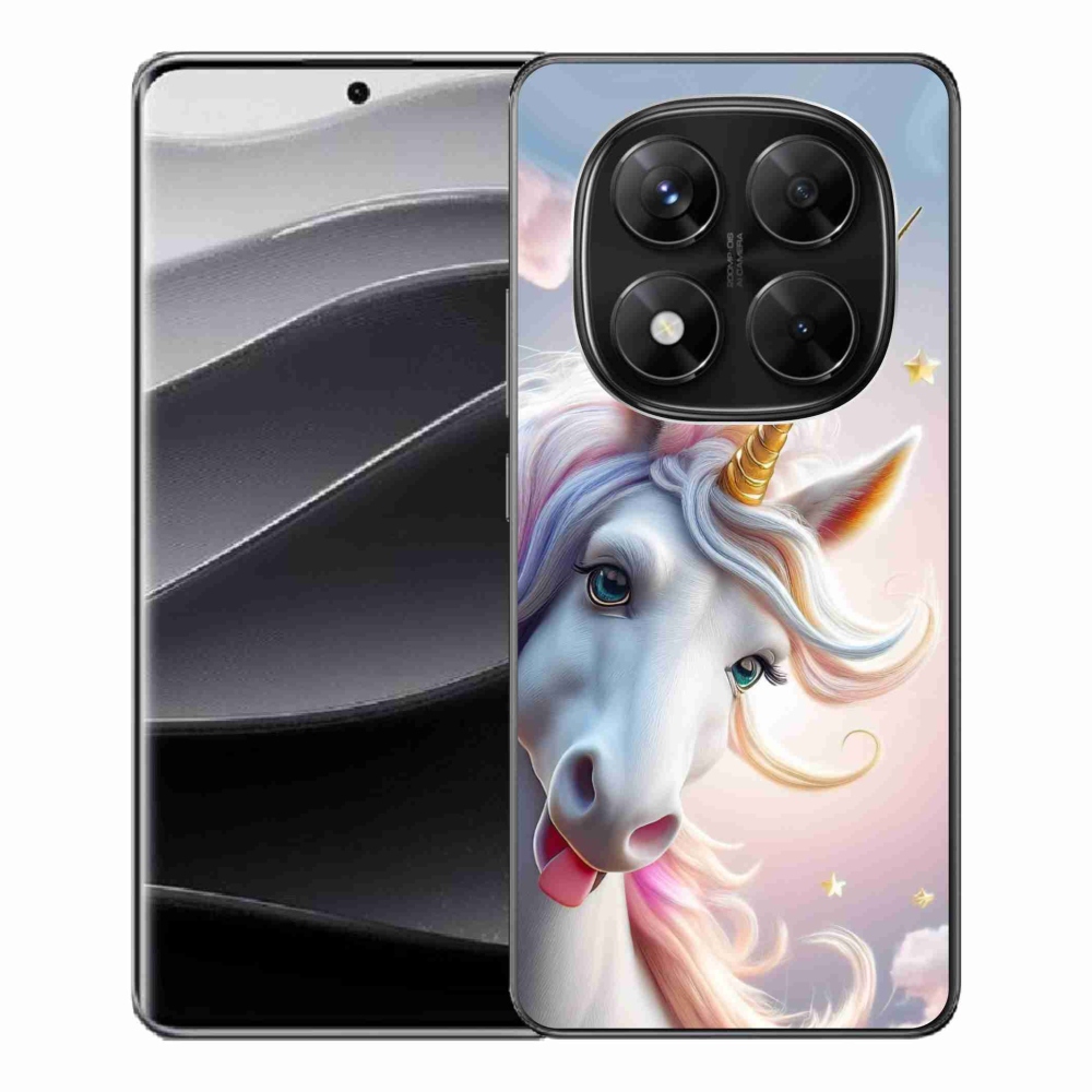 Gél borítás mmCase a Xiaomi Redmi Note 14 Pro 5G/Poco X7 5G számára - vidám egyszarvú