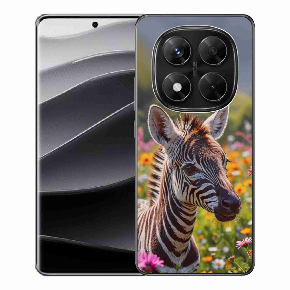 Gél borítás mmCase a Xiaomi Redmi Note 14 Pro 5G/Poco X7 5G számára - zebra a réten
